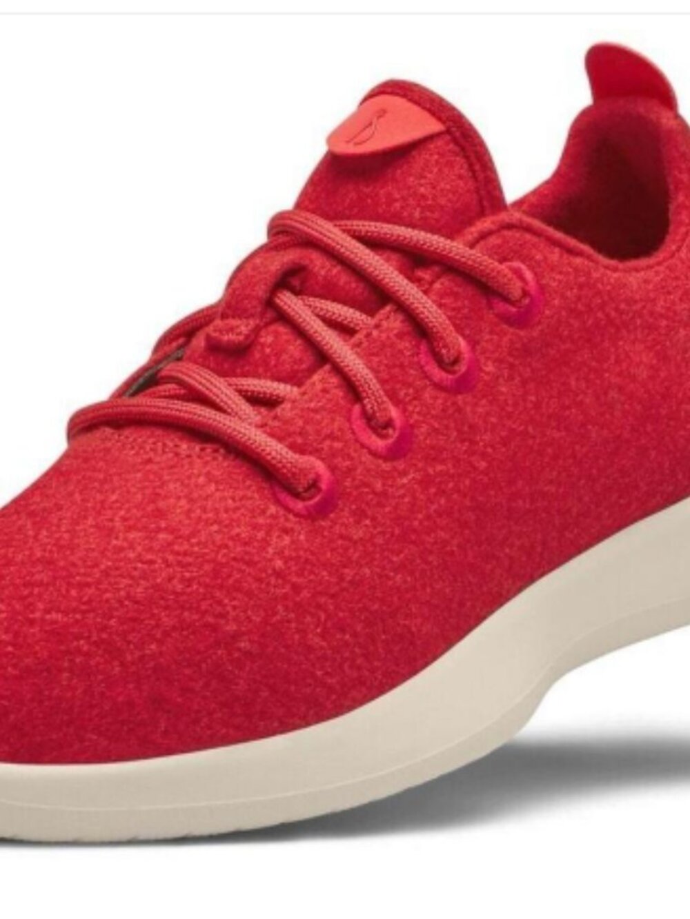 ALLBIRDS Red Merino Wool Lace Up Walking Sneakers--NEW--5 - Picture 7 of 12